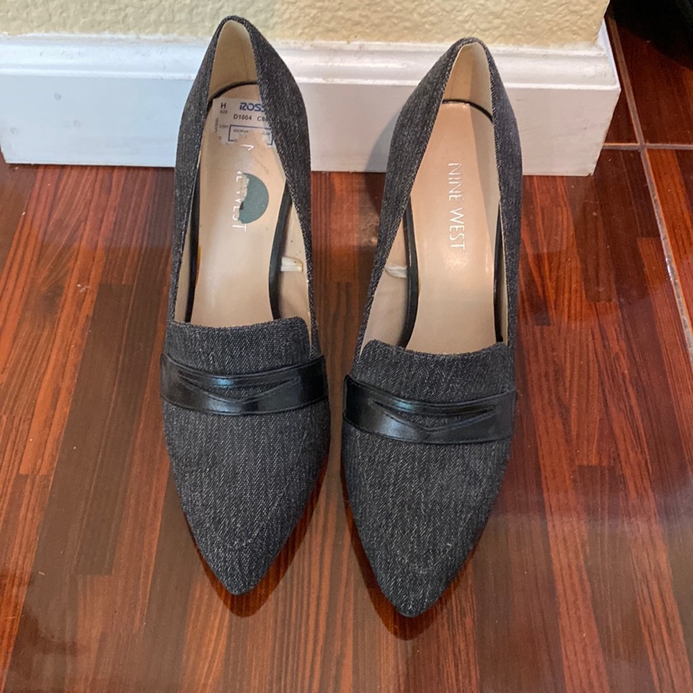 Nine West Woman’s Grey High Heels Size 7